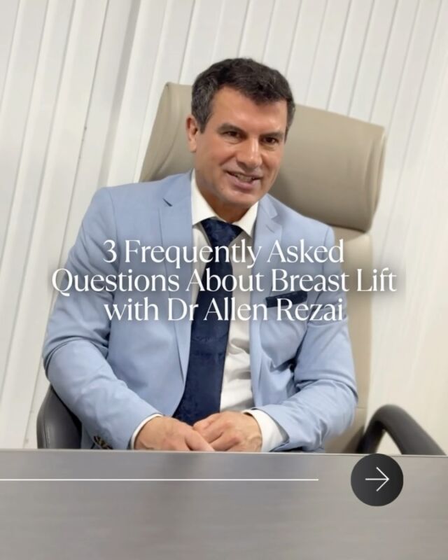 Considering a Breast Lift? Here Are the 3 Most Frequently Asked Questions @DrAllenRezai 💬

A breast lift, or mastopexy, is a procedure designed to elevate and reshape sagging breasts, often restoring a more youthful, balanced contour. If you’re considering this surgery, these are some of the most common questions we receive during consultation (swipe to learn more 👉🏻)

@DrAllenRezai will guide you towards the best possible options for your particular anatomy, aesthetic goals, and personal circumstances. Schedule an appointment now.

☎️ +971 4 431 2396 | +971 52 892 8353
📩 info@elitecosmeticsurgery.ae
•
#EliteClinicDubai #DrAllenRezai #BreastSurgery #BreastAugmentation #BodyPositivity #Reduction #BreastUplift #BreastLift #Mastopexy #BreastLiftWithImplants #DrAllenAnswers #BreastReductionSurgery #PlasticSurgery #DubaiAesthetics #BreastSurgeryDubai #BreastEnhancement #NaturalLook #DubaiLife #AbuDhabiLife #Confidence #BodyPositivity #BestPlasticSurgeonDubai #DubaiWomen #MiddleEast #DubaiLife